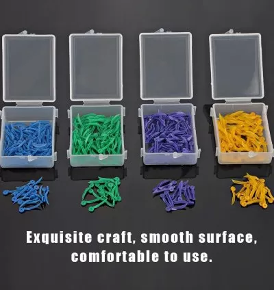 Dental Plastic Wedge with Hole (400 pcs)